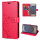 Hülle für Samsung Galaxy S25 Ultra Handyhülle Handy Tasche Wallet Case Flip Cover in Rot