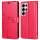 Hülle für Samsung Galaxy S25 Ultra Handyhülle Handy Tasche Wallet Case Flip Cover in Rot