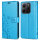 Hülle für Xiaomi Redmi Note 14 4G, Handy Tasche Handyhülle Wallet Case Flip Cover in Blau