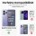 Hülle für Xiaomi Redmi Note 14 5G, Handy Tasche Handyhülle Wallet Case Flip Cover in Grau