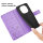 Hülle für Xiaomi Redmi Note 14 Pro 5G, Handy Tasche Handyhülle Wallet Case Flip Cover in Lila