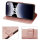 Hülle für Xiaomi Redmi Note 14 Pro 5G, Handy Tasche Handyhülle Wallet Case Flip Cover in Rosegold