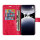 Hülle für Xiaomi Redmi Note 14 Pro 5G, Handy Tasche Handyhülle Wallet Case Flip Cover in Rot