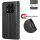 Hülle für Xiaomi Redmi Note 14 Pro 5G, Handy Tasche Handyhülle Wallet Case Flip Cover in Schwarz