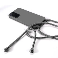 Handykette für Samsung Galaxy S20 FE Hanyhülle mit Band Hülle mit Kodel Smartphone Halskette in Schwarz