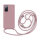 Handykette für Samsung Galaxy S20 FE Hanyhülle mit Band Hülle mit Kodel Smartphone Halskette in Rosa