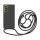 Handykette für Samsung Galaxy S21 FE Hanyhülle mit Band Hülle mit Kodel Smartphone Halskette in Schwarz