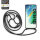 Handykette für Samsung Galaxy S21 FE Hanyhülle mit Band Hülle mit Kodel Smartphone Halskette in Schwarz