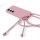 Handykette für Samsung Galaxy S25+ Hanyhülle mit Band Hülle mit Kodel Smartphone Halskette in Rosa