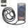 Handykette für Samsung Galaxy S25 Ultra Hanyhülle mit Band Hülle mit Kodel Smartphone Halskette in Schwarz