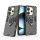 Hülle für Xiaomi Redmi Note 14 4G Handyhülle Drehbar Ringhalter Magnet Bumper Case in Schwarz