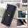 Handykette für Apple iPhone 16E – Handyhülle mit Band PU-Leder Schwarz
