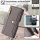 Handykette für Apple iPhone 16E – Handyhülle mit Band PU-Leder Grau