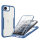 Handyhülle für Apple iPhone 16E – 360° Panzer Case mit Displayschutz Blau