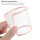 Handyhülle für Apple iPhone 16E – 360° Panzer Case mit Displayschutz Rosa