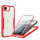 Handyhülle für Apple iPhone 16E – 360° Panzer Case mit Displayschutz Rot