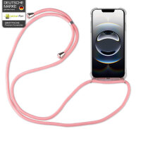 Handykette für Apple iPhone 16E – Handyhülle mit Band Rosa