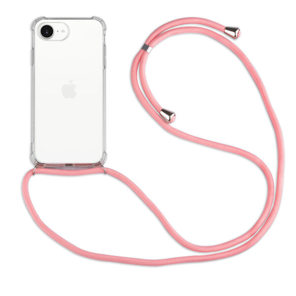 Handykette für Samsung Galaxy A36 / A56 Handyhülle mit Band Case TPU Hülle mit Kordel in Rosa