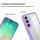 360° Hülle für Samsung Galaxy A26, 360 Grad Handyhülle mit Integriertem Displayschutz in Lila