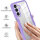 360° Hülle für Samsung Galaxy A26, 360 Grad Handyhülle mit Integriertem Displayschutz in Lila