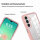 360° Hülle für Samsung Galaxy A26, 360 Grad Handyhülle mit Integriertem Displayschutz in Rosa