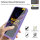 360° Hülle für Poco X7 Pro 5G, 360 Grad Handyhülle mit Integriertem Displayschutz in Lila