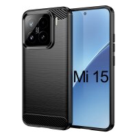 Hülle für Xiaomi 15 Carbon Look Handyhülle...