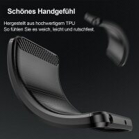 Hülle für Xiaomi 15 Carbon Look Handyhülle Outdoor Stoßfeste Handy Tasche Bumper