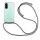 Handykette für Samsung Galaxy A26 Handyhülle mit Band Case TPU Hülle mit Kordel in Grau