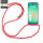 Handykette für Samsung Galaxy A26 Handyhülle mit Band Case TPU Hülle mit Kordel in Rot