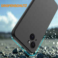 Handyhülle für Apple iPhone 15 – Bumper Back Cover Schwarz