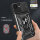 Handyhülle für Apple iPhone 16E – Ring Panzer Case Schwarz
