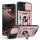 Handyhülle für Apple iPhone 16E – Ring Panzer Case Rosegold