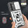 Outdoor Panzer Hülle für Samsung Galaxy A26 mit Kameraschutz Ringhalter Bumper in Silber
