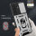 Outdoor Panzer Hülle für Samsung Galaxy A36 / Galaxy A56 mit Kameraschutz Ringhalter Bumper in Silber