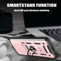 Outdoor Panzer Hülle für Xiaomi 15 Handyhülle Kameraschutz Ringhalter in Rosegold