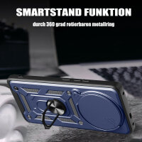 Outdoor Panzer Hülle für Xiaomi 15 Ultra Handyhülle Kameraschutz Ringhalter in Blau