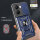 Outdoor Panzer Hülle für Poco X7 Pro 5G Handyhülle Kameraschutz Ringhalter in Blau