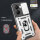 Outdoor Panzer Hülle Poco X7 Pro 5G Handyhülle Kameraschutz Ringhalter in Silber