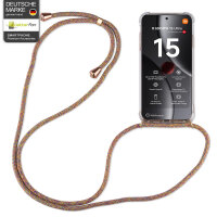 Handykett für Xiaomi 15 Ultra Hülle mit Kordel Handyhülle mit Band in Rainbow