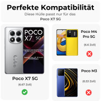 Handykett für Poco X7 5G Hülle mit Kordel...
