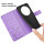 Hülle für Xiaomi 15 Ultra Handy Tasche Handyhülle Wallet Case Flip Cover in Lila