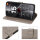 Hülle für Xiaomi 15 Ultra Handy Tasche Handyhülle Wallet Case Flip Cover in Grau