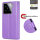 Hülle für Xiaomi 15 Handy Tasche Handyhülle Wallet Case Flip Cover in Lila
