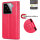 Hülle für Xiaomi 15 Handy Tasche Handyhülle Wallet Case Flip Cover in Rot