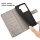 Hülle für Xiaomi 15 Handy Tasche Handyhülle Wallet Case Flip Cover in Grau