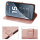 Hülle für Xiaomi 15 Handy Tasche Handyhülle Wallet Case Flip Cover in Rosegold