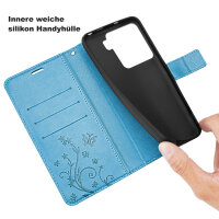 Hülle für Xiaomi 15 Handy Tasche Handyhülle Wallet Case Flip Cover in Blau