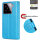 Hülle für Xiaomi 15 Handy Tasche Handyhülle Wallet Case Flip Cover in Blau