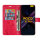 Hülle für Poco X7 Pro 5G Handy Tasche Handyhülle Wallet Case Flip Cover in Rot